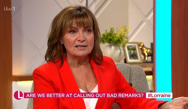 Speaking out: Lorraine recalled her multiple TV appearances with Brand, explaining: 