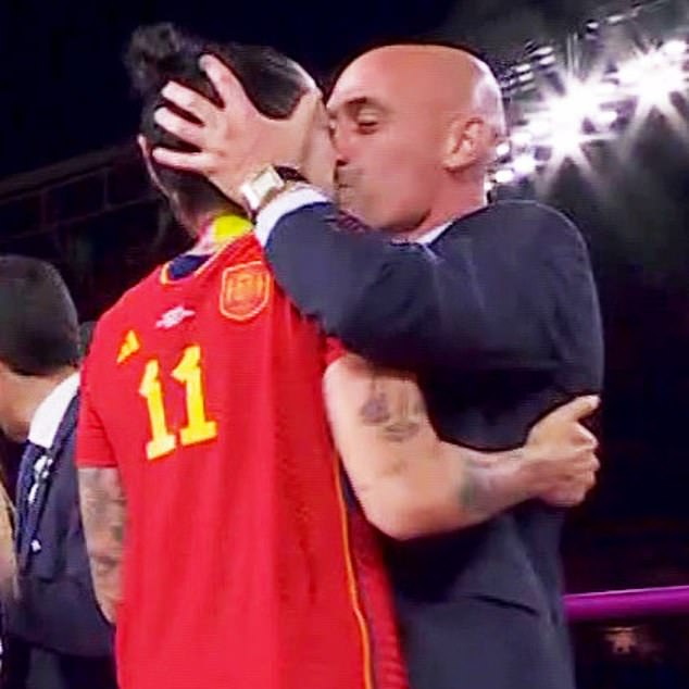 Spanish football endured a tumultuous period after Rubiales kissed Hermoso on the lips the day after their World Cup final victory over England in August.