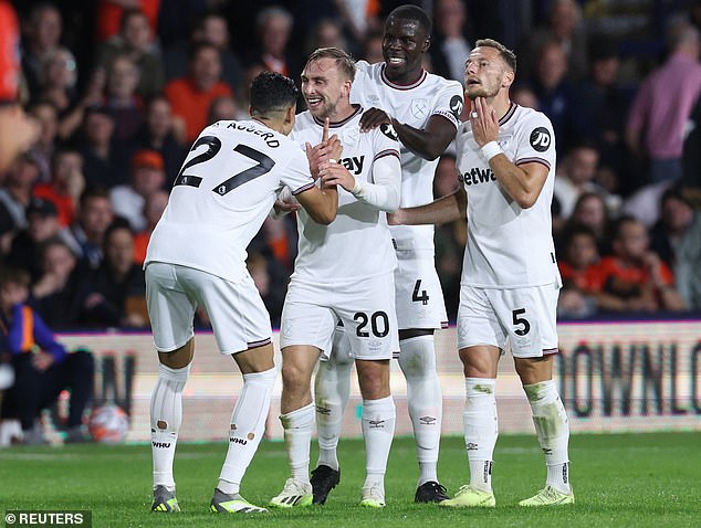 Luton 1 2 West Ham Hatters wait for a first Premier