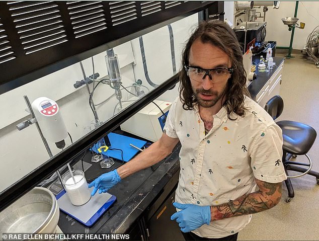 Nanoengineer Carson Bruns developed 'Magic Ink' that turns on in ultraviolet light and turns off in daylight or even a flashlight