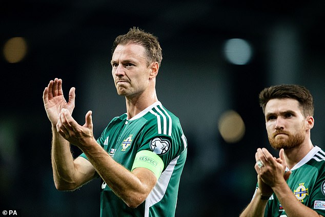 Jonny Evans admitted his performance at the back for Northern Ireland was 'not up to standard'