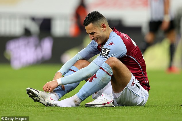 Manchester United are interested in signing ex-Aston Villa winger Anwar El Ghazi (above)