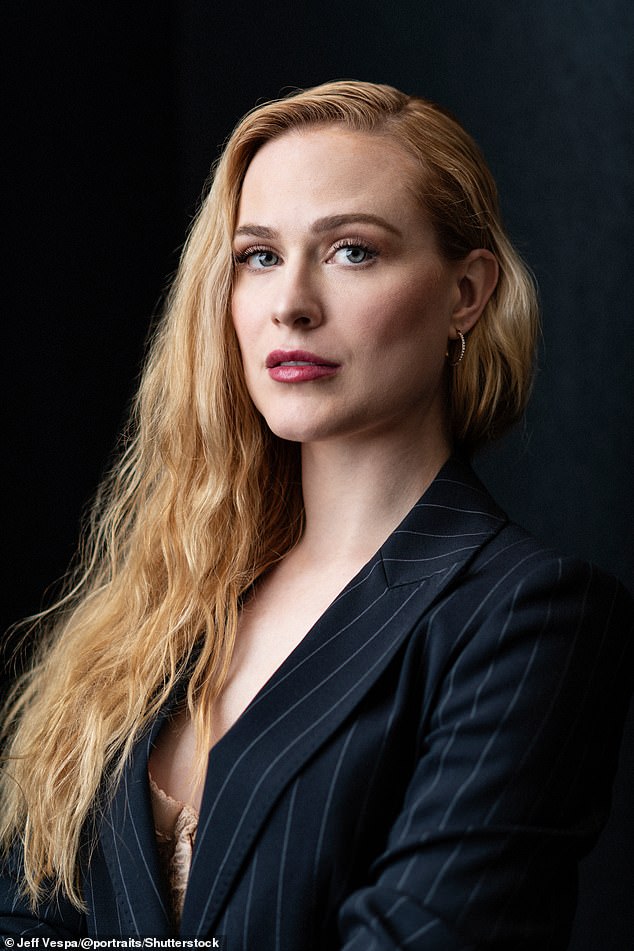 Westworld star Evan Rachel Wood (pictured) accused Manson of grooming her since she was a teenager and abusing her for years