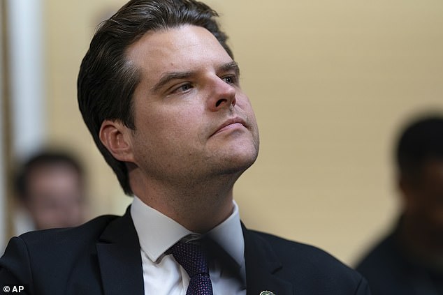 Republican Rep. Matt Gaetz wrote a letter Tuesday asking for his pay to be withheld in the event of a government shutdown