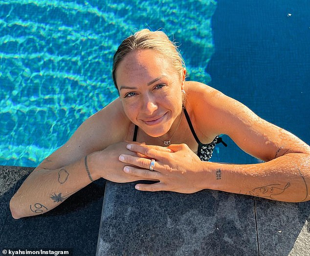 The Matildas star Kyah Simon (pictured) is currently taking a well-deserved holiday with her football star girlfriend Faye Bryson on Hamilton Island