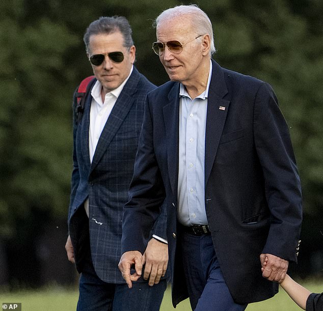 The White House has rejected any suggestion that Joe was involved in his son Hunter's business deals, insisting Biden's impeachment push is politically motivated