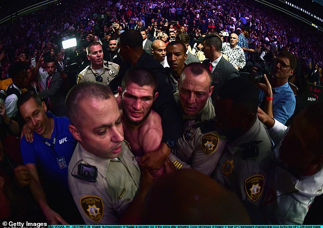 Khabib Nurmagomedov caused chaos after attacking McGregor's corner at UFC 229