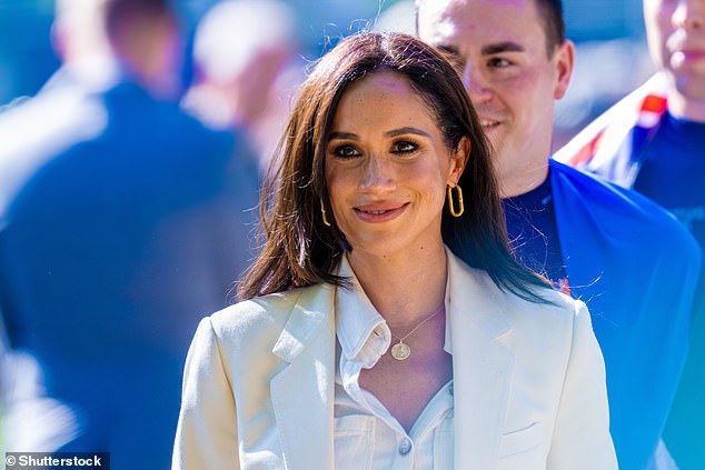 Meghan Markle's name (pictured) was discussed in Hollywood last night as a long-awaited replacement for California Senator Dianne Feinstein