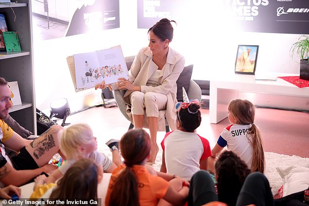 In September, Meghan hosted a private reading session for children during the Invictus Game - and Rosie Revere, Engineer was one of the stories she read