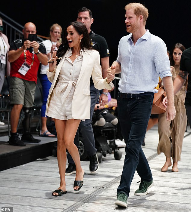 The Duke and Duchess arrive today to watch sitting volleyball at the Merkur Spiel-Arena