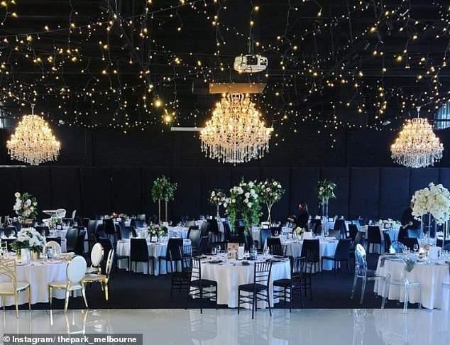 A couple's fairytale wedding turned into a nightmare following a gastro outbreak at The Park (pictured) in Melbourne's Albert Park.