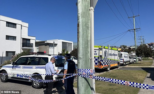 The teenagers are said to have fled the house and were chased down the street by Mr Lowe, who was bleeding profusely from his wounds.