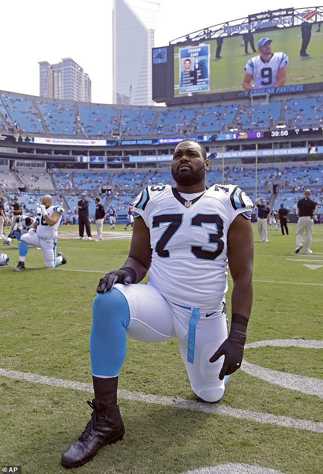 Michael Oher played in the NFL for the Carolina Panthers, Tennessee Titans and Baltimore Ravens