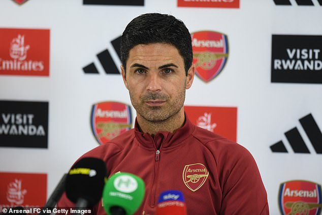 Mikel Arteta claimed Arsenal need to be 'aware' of the Gabriel Magalhaes strike in the coming weeks