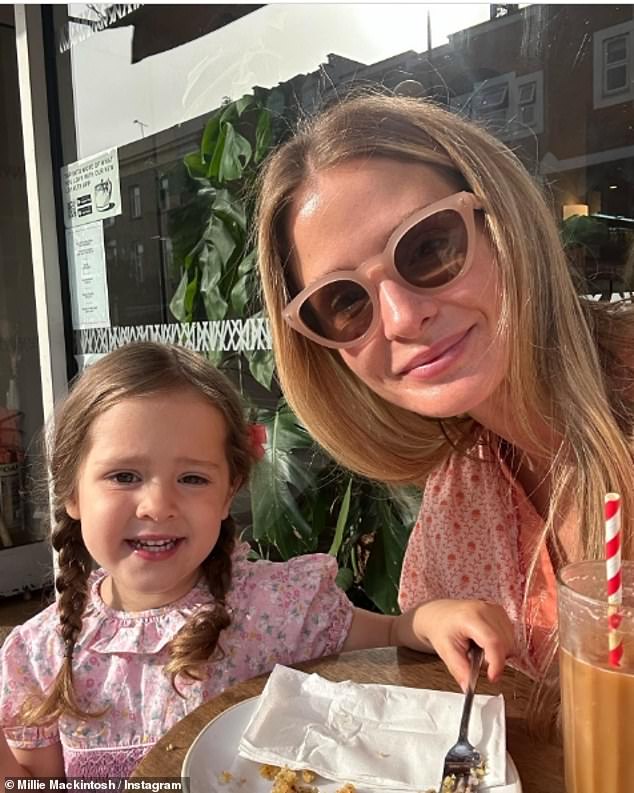 Speaking out: Millie Mackintosh has spoken out about the horrific bullying she faced at school and how she is 'determined' her daughter will not experience the same trauma