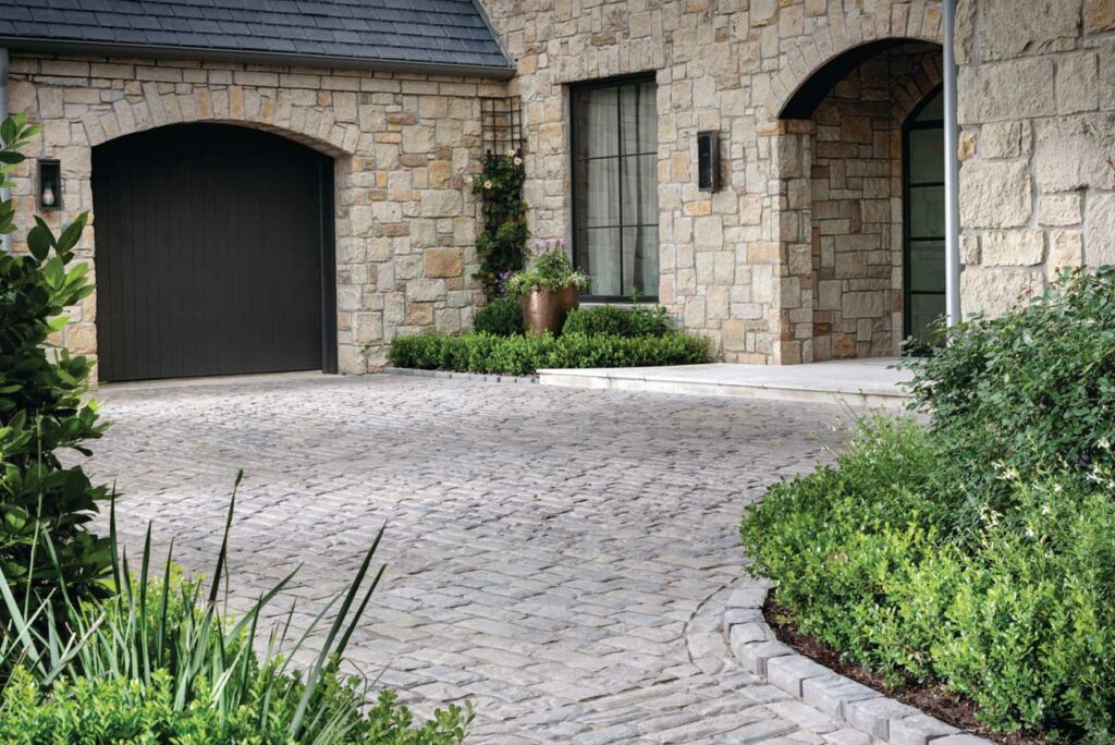 Modern Permeable Driveway