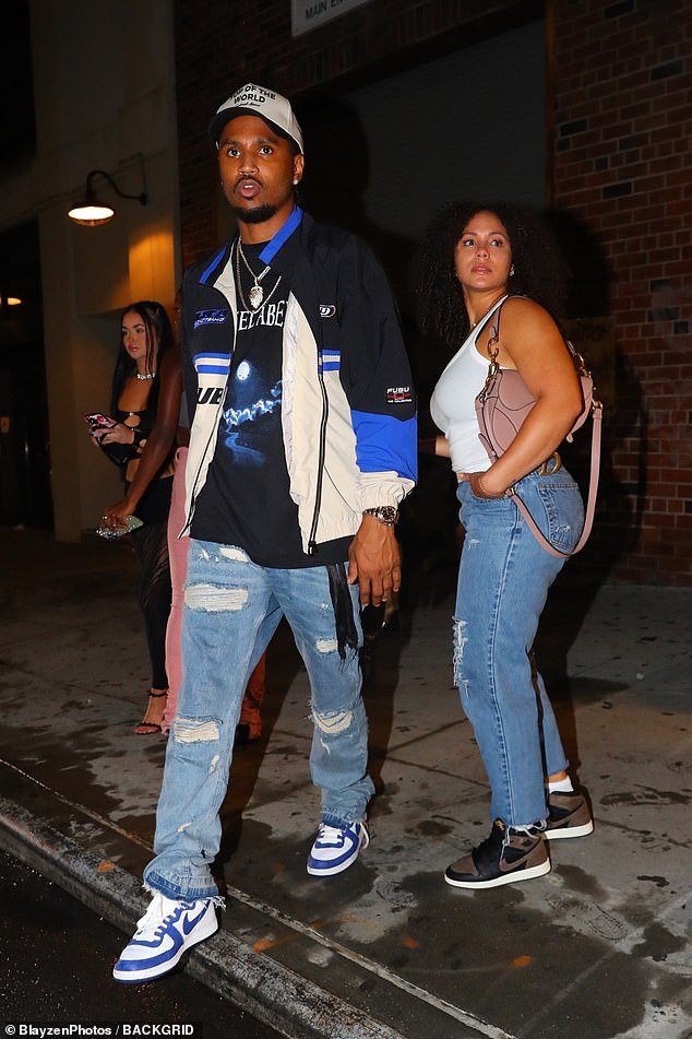 Trey Songs was all smiles as he left Harbor and headed to a private after-hours location on 30th Street and 7th Avenue.  There, a member of the R&B singer's entourage allegedly pulled a gun in a club in Manhattan, causing a hectic scene