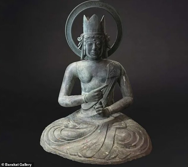 The Barakat Gallery in West Hollywood lost an ancient artifact when a bronze Buddha statue was stolen on September 18