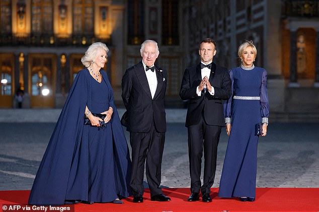 When King Charles arrived for a state visit to France yesterday, not all eyes were on the king or French President Emmanuel Macron: it was their wives who were in the spotlight.