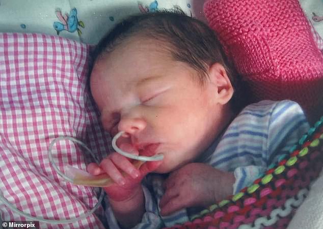 A mother has revealed Lucy Letby took a 'sickening' photo of her baby daughter while her feeding tube was loose