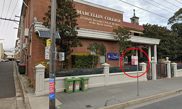 A mother has lashed out at aggressive drivers who continue to honk as she drops her son off in front of a no parking sign outside Marcellin College in Randwick, in Sydney's east.