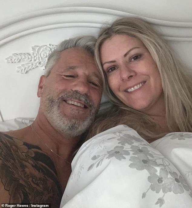 Happy: The new couple won over middle-aged dating show viewers as Roger found happiness again with Janey, with his daughter Jess describing him as a 'different man'