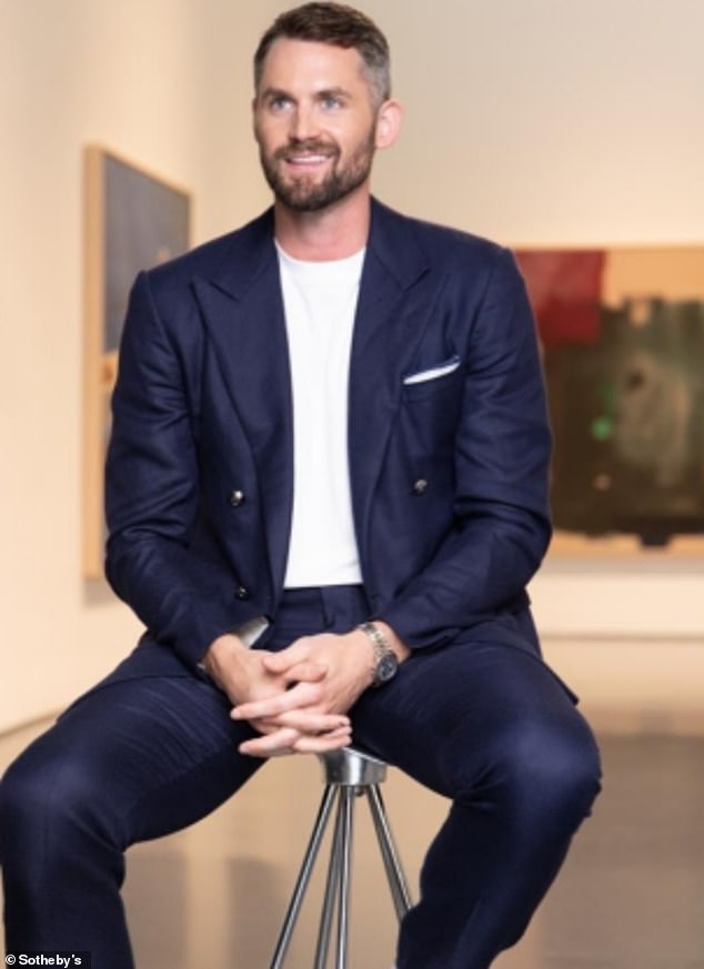 Heat forward Kevin Love, 35, will curate an art collection for Sotheby's in New York later this month