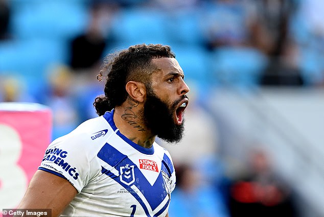 Bulldogs star Josh Addo-Carr was taken out by a high tackle during the Koori Knockout for Sydney All Blacks