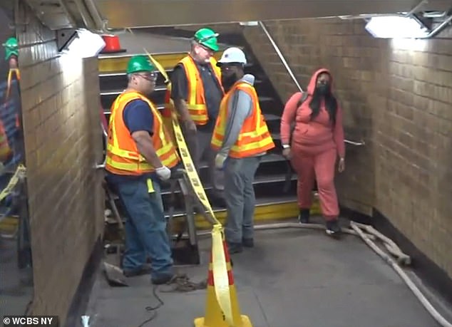 The MTA is also trying to get ahead of the storm as workers began checking the storm drains at the 157th Street subway station