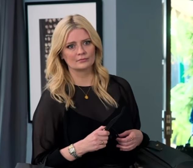Mischa Barton, 37, (pictured) has kicked off her raunchy storyline on Neighbors as she makes her debut as mysterious American character called Reece Sinclair