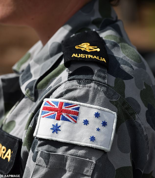 The Defense Force, together with the Australian Security Intelligence Organization (ASIO), has identified individuals with 'ideologically motivated extremism' who are attempting to join or be groomed while in their military ranks (stock photo by a Royal Australian Navy sailor)