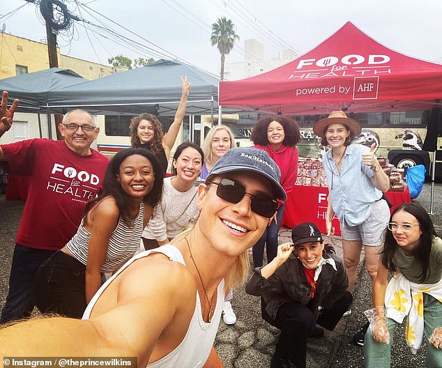 Last weekend, the Dancing with the Stars alum shared a story on his Instagram in which he spoke to reporters for a food bank organized by Food For Health AHF.