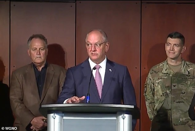 Gov. John Bel Edwards (pictured) provided an update on saltwater intrusion during a news conference Friday, along with state and local leaders, emergency officials and representatives from the U.S. Army Corps of Engineers