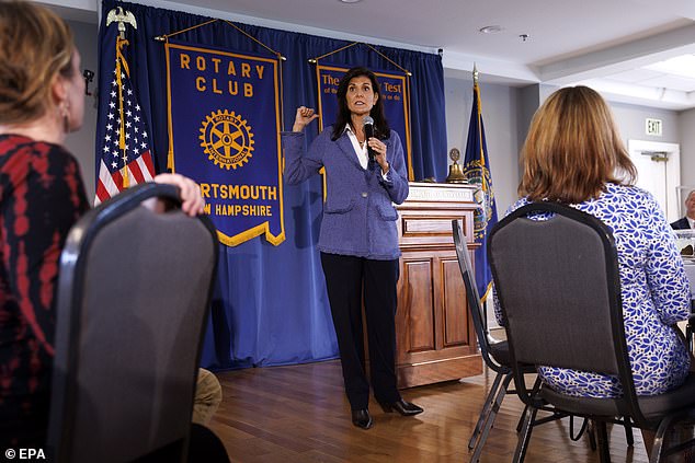 Republican presidential candidate Nikki Haley called out 'the boys' for 'demonizing' the issue of abortion as she recounted how her college roommate was raped and had to wait to find out if she was pregnant