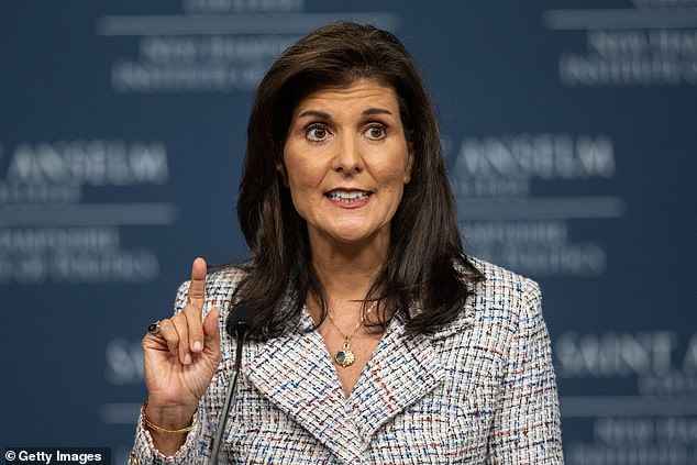 Republican presidential candidate Nikki Haley debuted her 'Freedom Plan' on Friday at Saint Anselm College in Manchester, New Hampshire