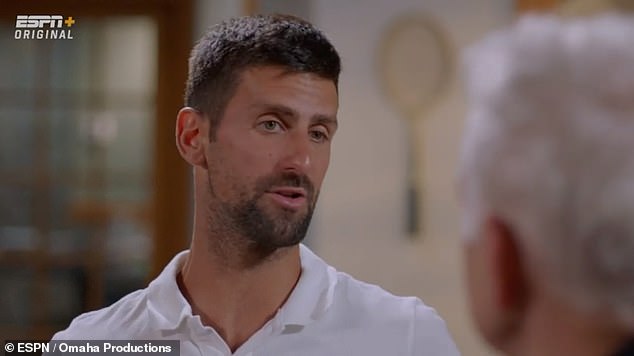 The world's No. 1 tennis player Novak Djokovic says he has never been an 'anti-vaxxer'