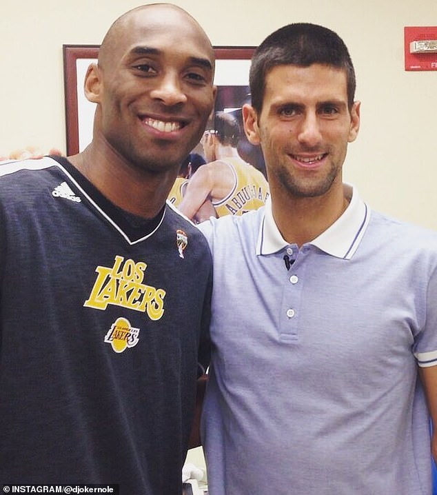 Djokovic said Bryant helped him 