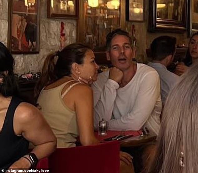 The sighting comes after Dina was spotted on Bondi Beach with property investor Tony Benjamin.  Tony is said to have previously had a professional and romantic relationship with Potts Point jeweler Chrissi James