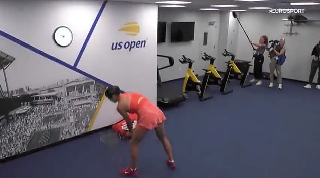 Aryna Sabalenka smashed her racket in the dressing room after losing the US Open final, but it has since emerged that a Netflix camera crew was filming the entire time