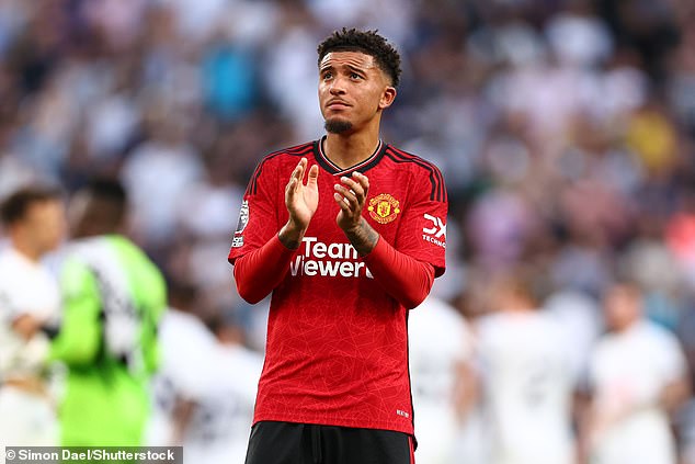 Manchester United winger Jadon Sancho hit back at claims his training performances have led to a lack of playing time with the Red Devils during the 2023-24 season