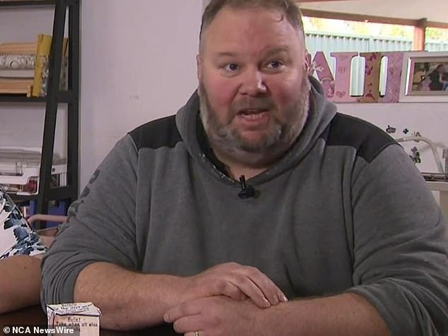 Perth father Trent Howard furious after daughter received 'disgusting' Father's Day gift from teacher.  Image: 9NEWS