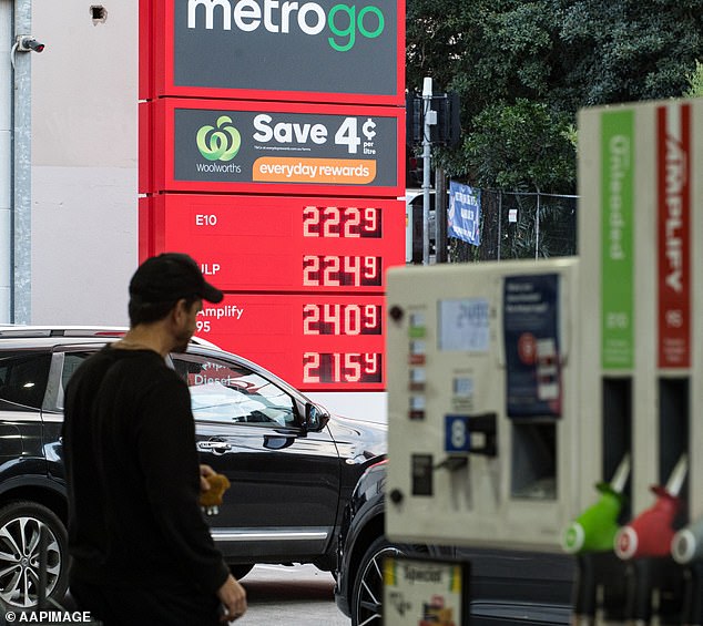 Fuel prices have reached astronomical levels in major Australian cities due to a global shortage and an increase in consumer demand (photo: a servo from Sydney last month)