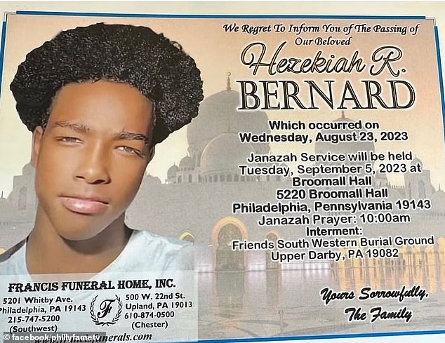 Hezekiah Bernard, 12, affectionately referred to as 