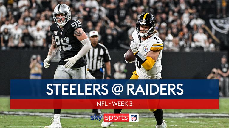 Comeback falls short as Raiders fall to Steelers, 23-18