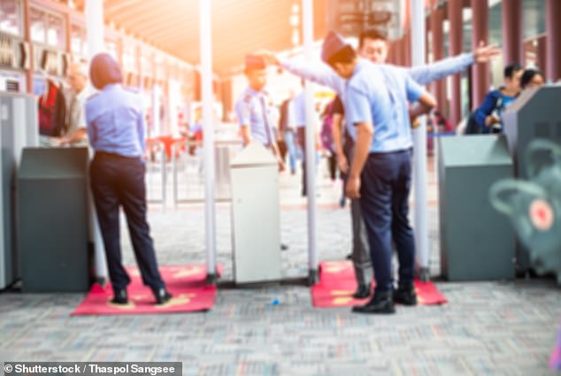 In a Reddit thread, a fleet of travelers have expressed their frustrations with security checkpoints by revealing some of the most ridiculous items they've been forced to part with and some of the more suspicious things that have gotten through (stock image)