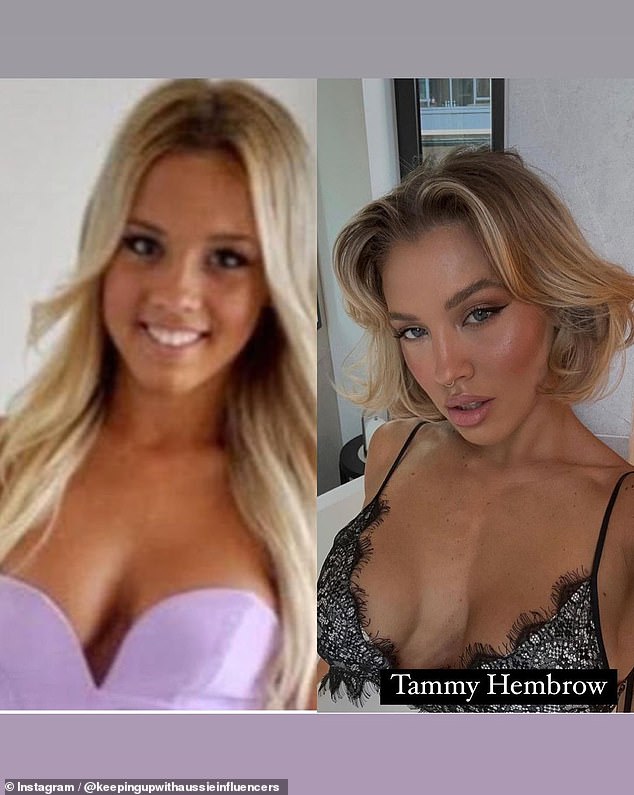 Big pouty mouths, new noses and muscular bodies!  The shocking before-and-after transformations of Aussies influencers including Tammy Hembrow (pictured)