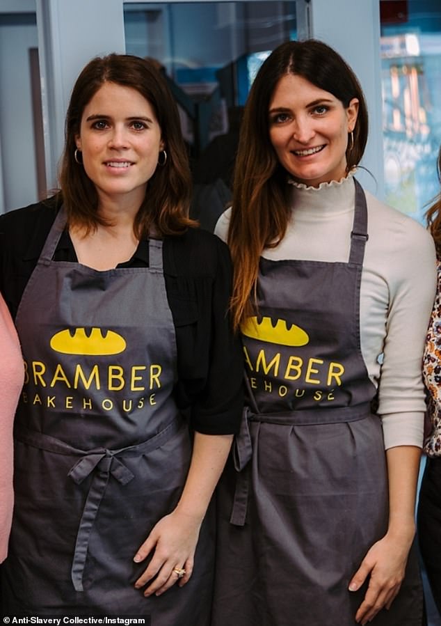 Princess Eugenie and her Floodlights podcast co-host Julia de Boinville visited a cookery school in East Sussex