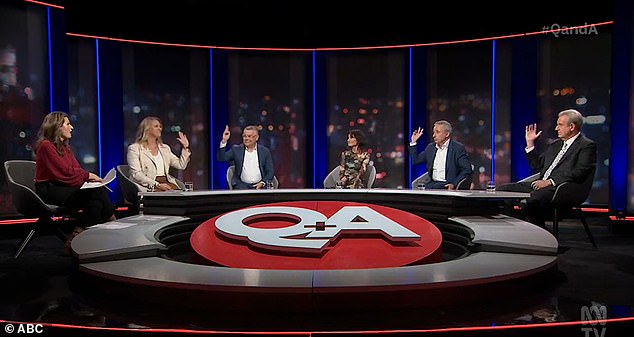 Three current MPs appearing on Monday's episode of Q+A admitted they maintained exclusive membership of the Qantas chairman's lounge despite criticism of the airline