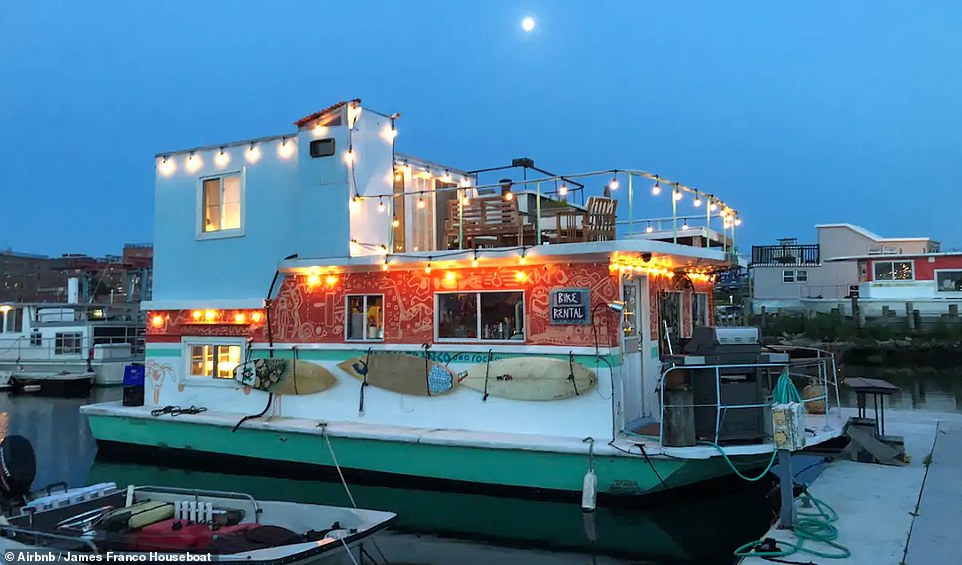 For property hunters on a budget, a quirky New York houseboat has hit the market for just $250,000