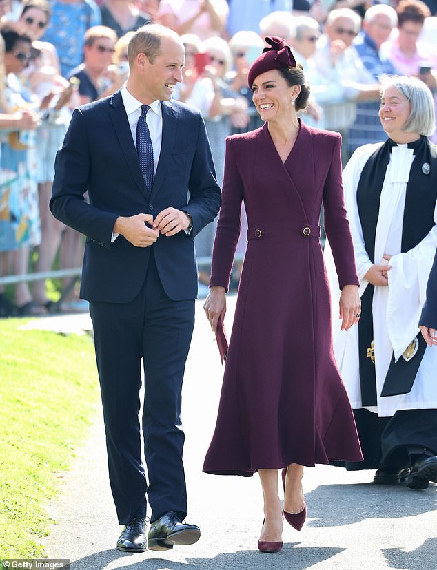 The Princess of Wales spoke on behalf of the nation yesterday as she commemorated the first anniversary of Queen Elizabeth's death